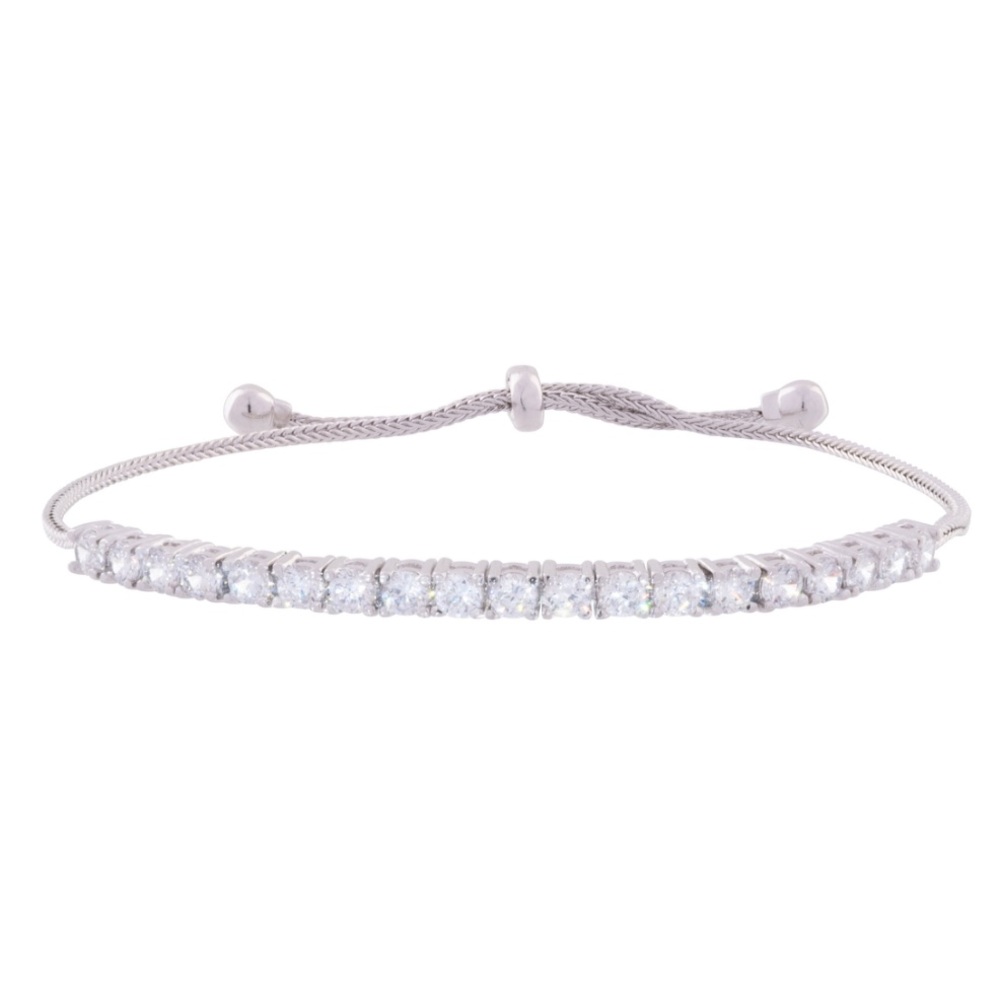 Jones New York Silver & Stone Frances Bracelet with Box & Dust Bag. New. Adjusts
